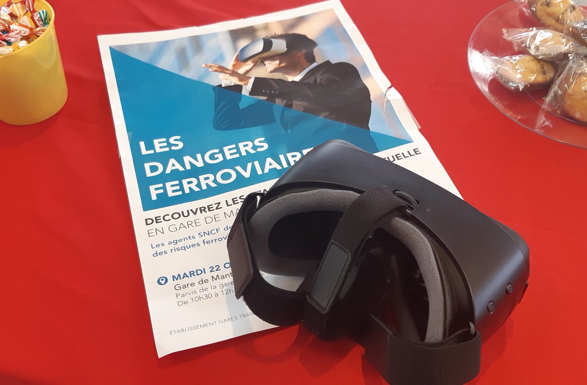 CyrillePlacet's tweet photo. Venez découvrir les dangers ferroviaires en #réalitévirtuelle en gare de Mantes la Jolie jusqu'à 12h.
Prochain RV en gare d'Épone-Mézières demain de 10h30 à 12h.
@ManteslaJolie_ @Mantes_la_Ville @secteurmantes @TeamMantes @Dezusinge1 @Momantes https://t.co/QPcdU06Gp3