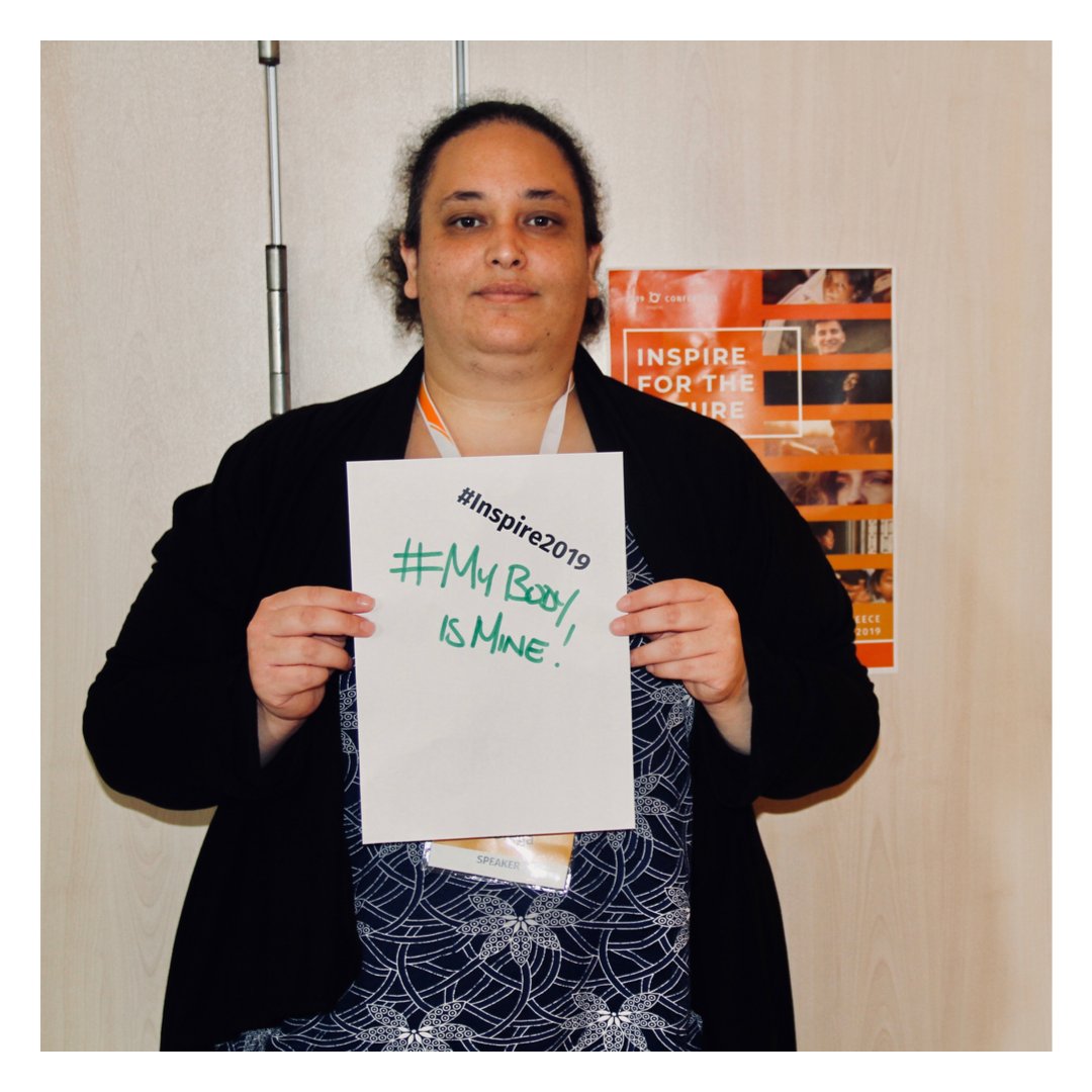 At the #Inspire2019 conference Chantelle de Nobrega, Programme Officer for Body at <a href="/mamacash/">Mama Cash</a>  reminds us that “#MyBodyisMine”