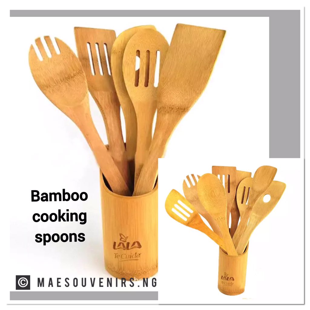 MaesouvenirsN's tweet image. Bamboo cooking spoon 
Perfect souvenir gift 
Delivery charges apply 
Dm to order 
Wholesale price 700 
Retail price 900 
#souvenirsinlagos #bamboo #cookingspoon #lagossouvenirs #lagossouvenirvendor #souvenirsinlagos #unmeritedfavoor #grace #mergemewed #onlinesouvenirs #abuja