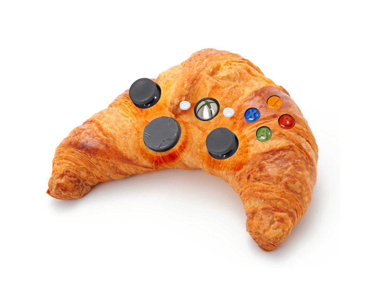 BenRenaut's tweet photo. XBOX CROISSANT SOIXANTE. https://t.co/kQuNqjRVzo