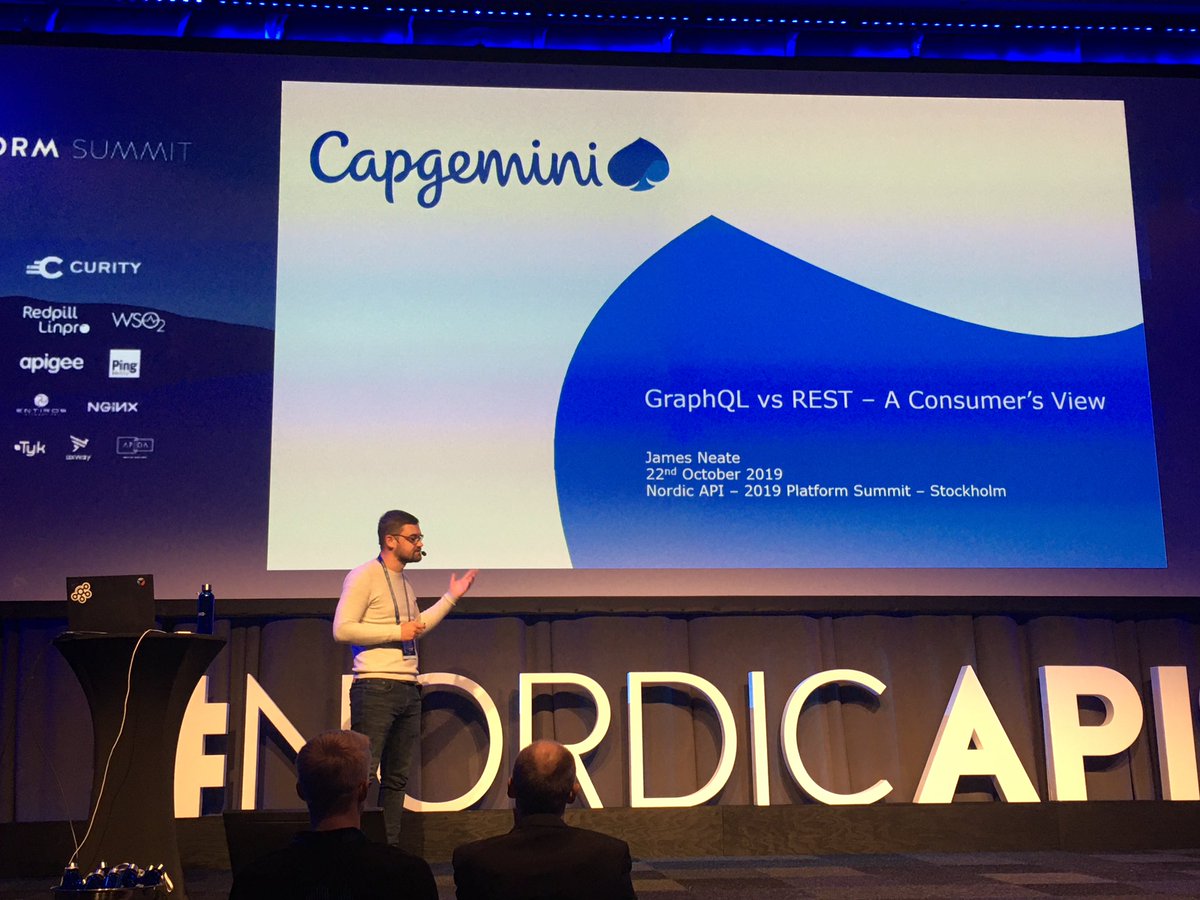 andreicioaca's tweet photo. and next, one of my colleague @Jmneate with a parallel between GraphQL and REST @nordicapis https://t.co/KcyZPcZJEK