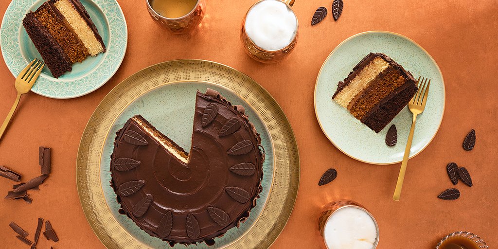 With Autumn well on its way, what better way is there to celebrate than with the Autumnal Log Cake from <a href="/CLASS1CDESSERTS/">Classic Desserts</a>.
 Made with stunning triple ombre-style chocolate, toffee and vanilla sponges sandwiching layers of rich chocolate fudge icing and gooey salted caramel.