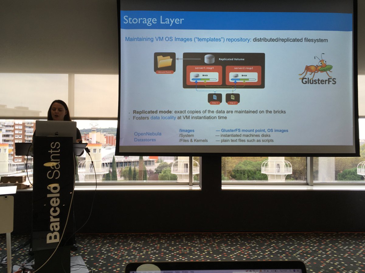 opennebula's tweet photo. Sapienza University of Rome is using OpenNebula to research cyber security defense strategies. Nice work, Mara! #OpenNebulaConf https://t.co/KUprN4griv