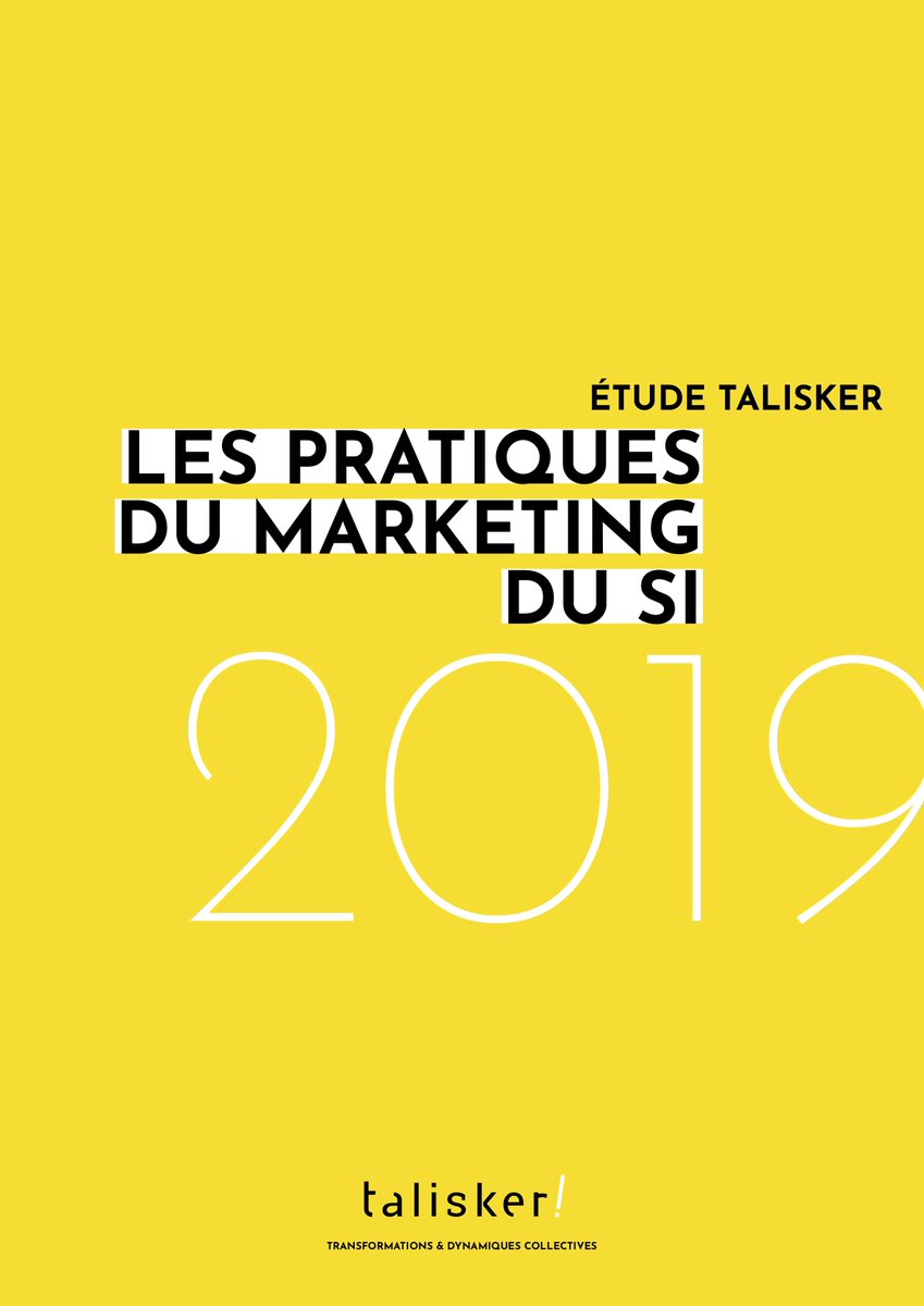 igalambert's tweet photo. La grande enquête #Talisker 2019 sur les pratiques #Marketing des DSI est sortie ! Téléchargez la ici : https://t.co/E4ek4KLxnU et découvrez les pratiques de 63 DSI : positionnement stratégique, expérience utilisateur #UX, #communication , posture orientée client, services... https://t.co/8NlzzY1H6Q