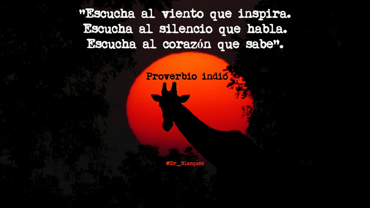 Proverbio indio.