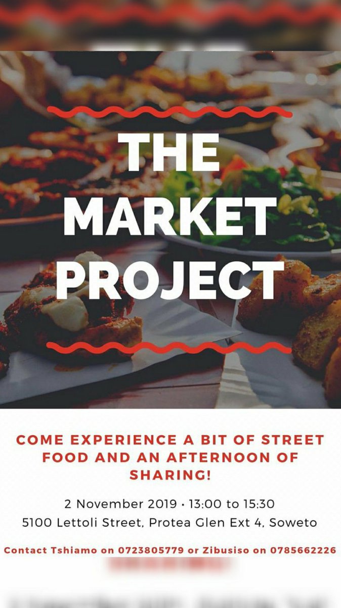 TheeFutureWorld's tweet photo. A day of GOOD FOOD and GOOD COMPANY π΄π« π
#TheMarketProject happening on the π
2nd November!
π° Get your ticket before the 27th of October!
BANKING DETAILS ON THE POSTER: https://t.co/6v0yvyDPQD https://t.co/6equwFEf4z