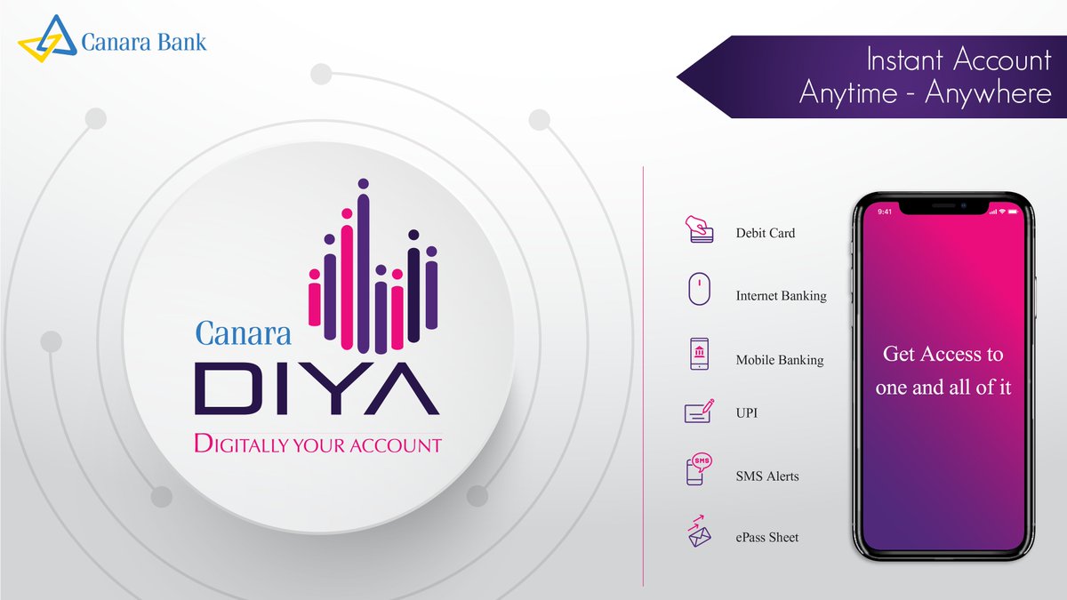 canarabank's tweet photo. Opening Account made easy ! Get ready with your Aadhar Number and Get-Set-Go to Bank with Canara Bank
#CanaraBank #CanaraDiya #SavingsBankAccount https://t.co/o7HU7kAwBQ