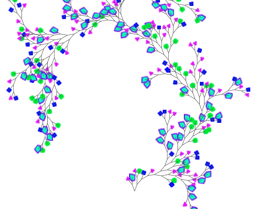 nathrune's tweet photo. #fractals Mon adaptation de vee présenté par @bjc à la #SnapCon19 
Le récursif au service de la nature et de l'imagination... https://t.co/maxRJkswx9