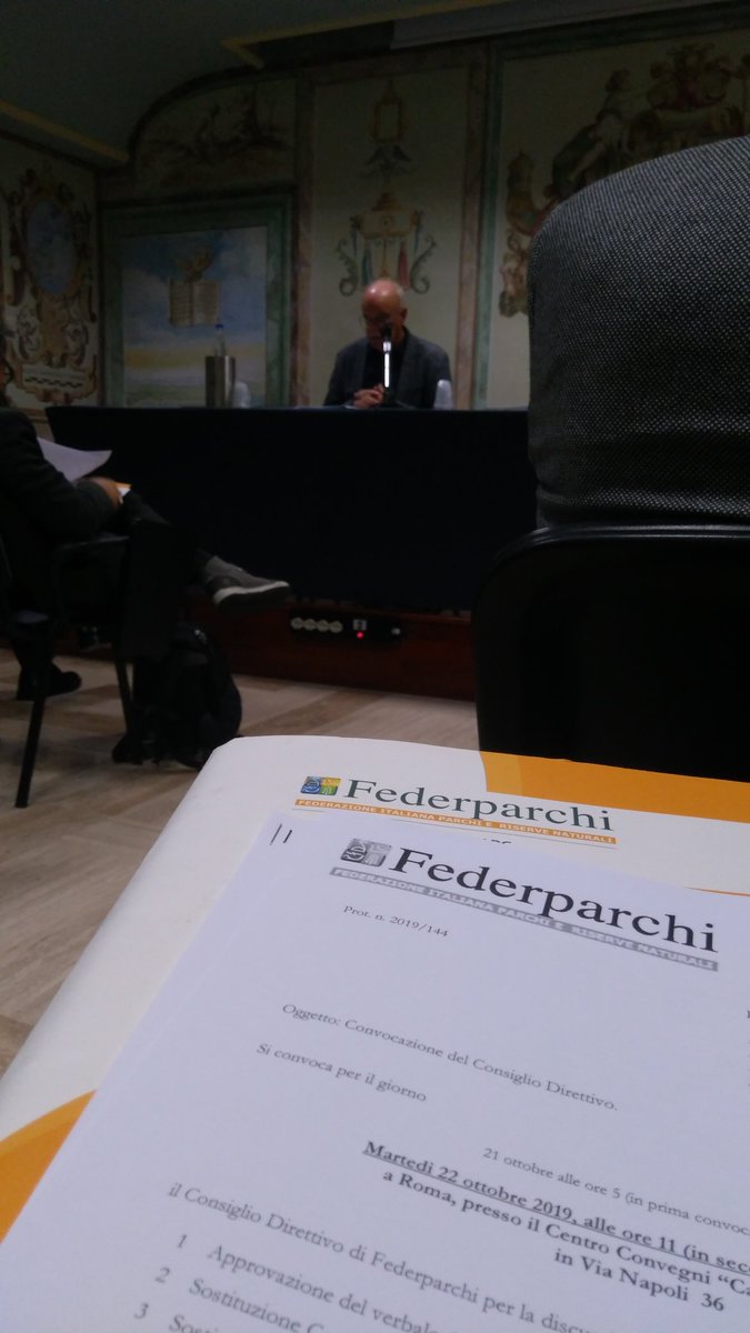 Roma, Consiglio Nazionale di <a href="/Federparchi/">Federparchi</a>. Si lavora e si dialoga anche per importanti iniziative riguardanti <a href="/iParchiLiguria/">Parchi della Liguria</a>