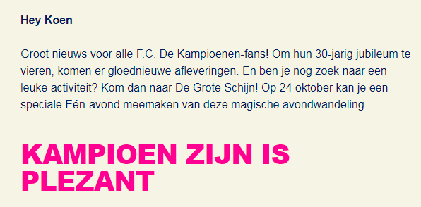 KoenVanderElst's tweet photo. Zonet bereikte mij deze mail.
Dus als jullie mij nu even willen excuseren, ik ga klacht indienen bij het Europees Hof voor de Rechten van de Mens.
#strongcase https://t.co/IDPeDZnUSf