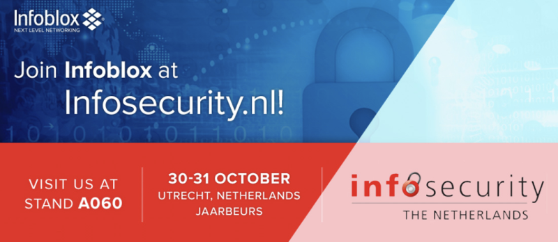 Meet Infoblox at @InfosecurityNL next week! Optimize your #cybersecurity stack, win great prizes and more. Details: loom.ly/x0RyRYU #Infosecuritynl