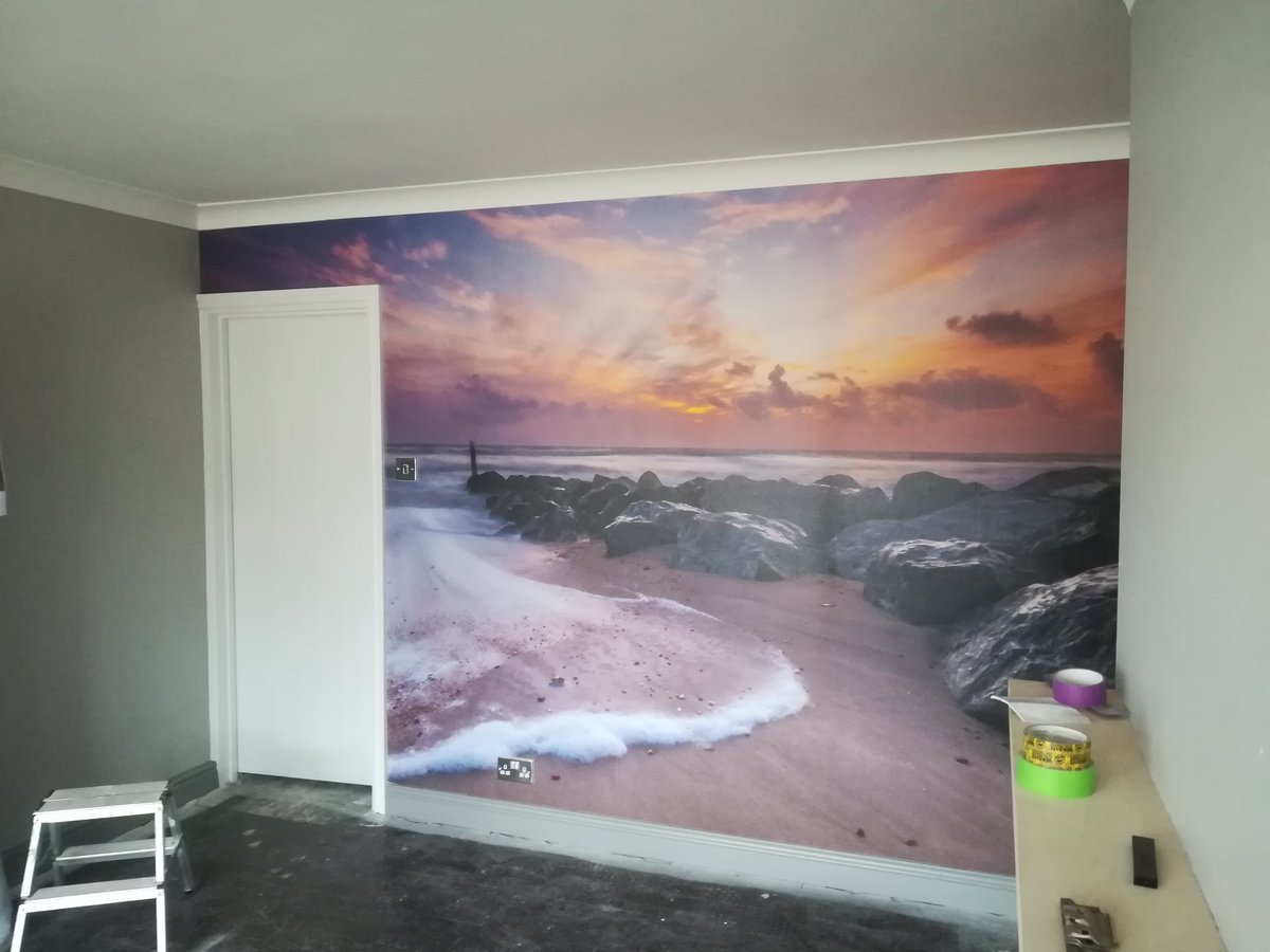 Worrying for no reason really but £300 for 9 lengths of paper.. Awesome