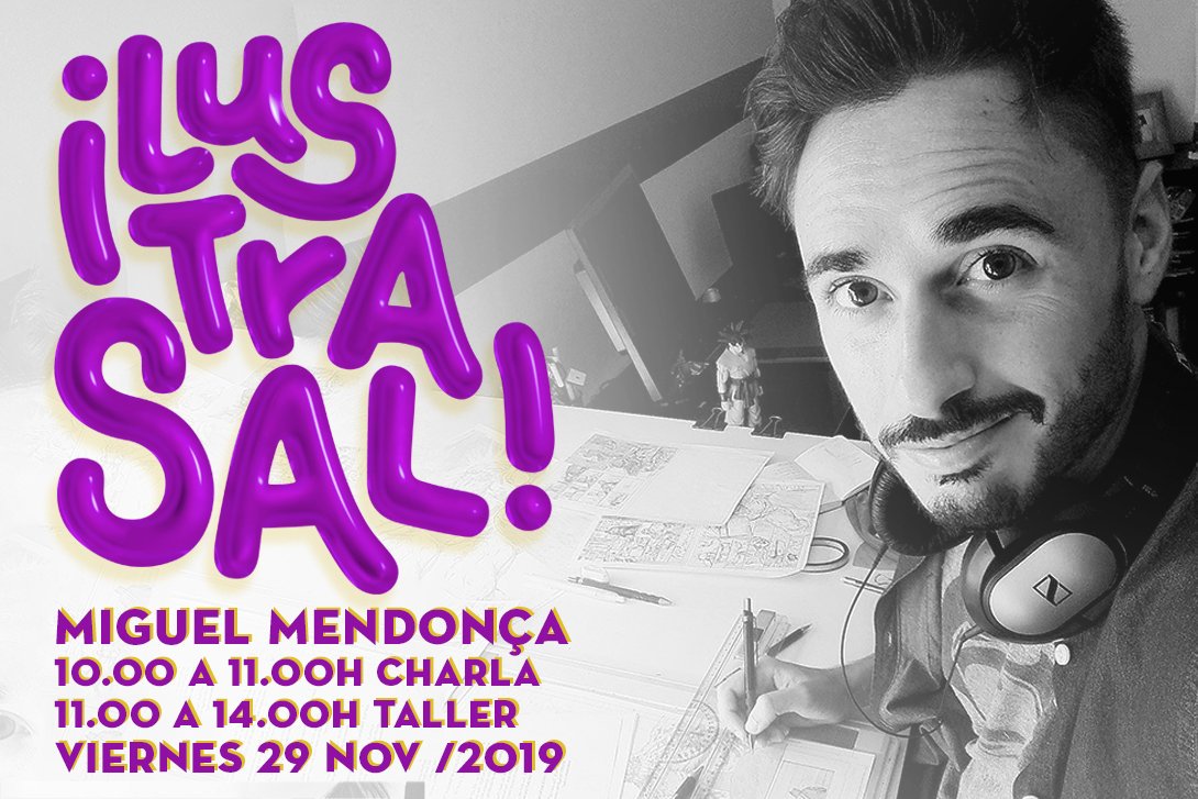 espacioznk's tweet photo. PROGRAMA para VIERNES 29 DE NOVIEMBRE en #ILUSTRASAL2019 #Salamanca. Inscripción y evento gratuito: https://t.co/H5DuQZ6v57
@aytoSalamanca @SAC_Usal @Artemiranda1922 @LetrasCorsarias @espacioznk @Drawfolio @pepcarrio @MiguelMendonca_ @diazfaes #lapizybirras https://t.co/9XBRoGI1vJ
