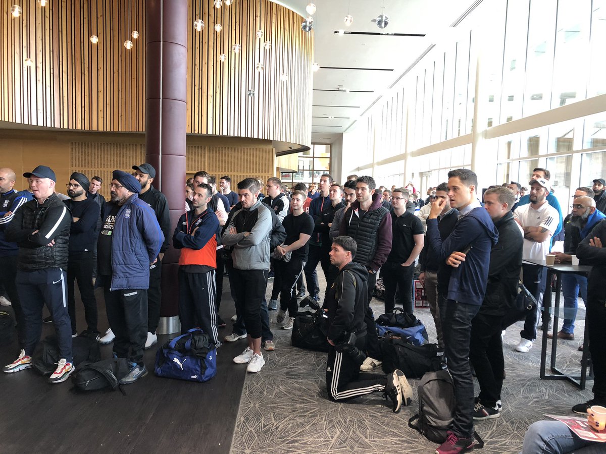 A few intros before the #CopaDelCL at the fantastic St George’s Park, home of the <a href="/England/">England</a> team.