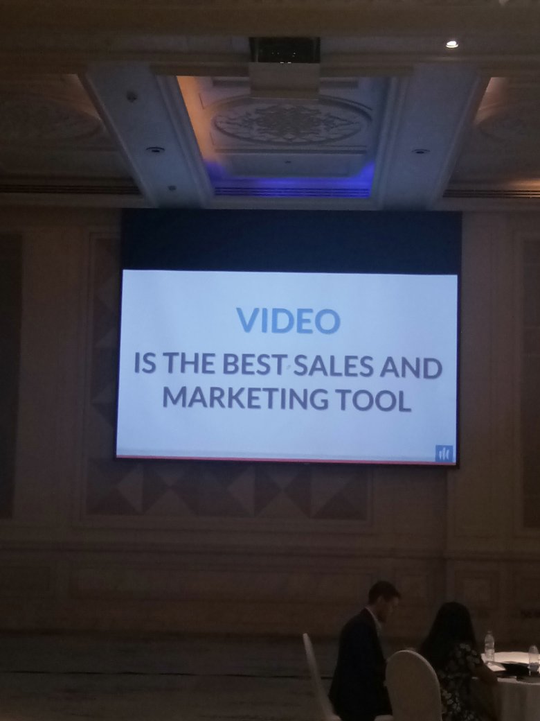 DigiMarCon's tweet photo. #VideoMarketing #MasterClass by Vit Kodousek, Exe. Director, @KB4EAST
#DigiMarCon #DigiMarCon2019 #DigiMarConDubai #MiddleEast #DigitalTransformation https://t.co/HiX0IZGaug