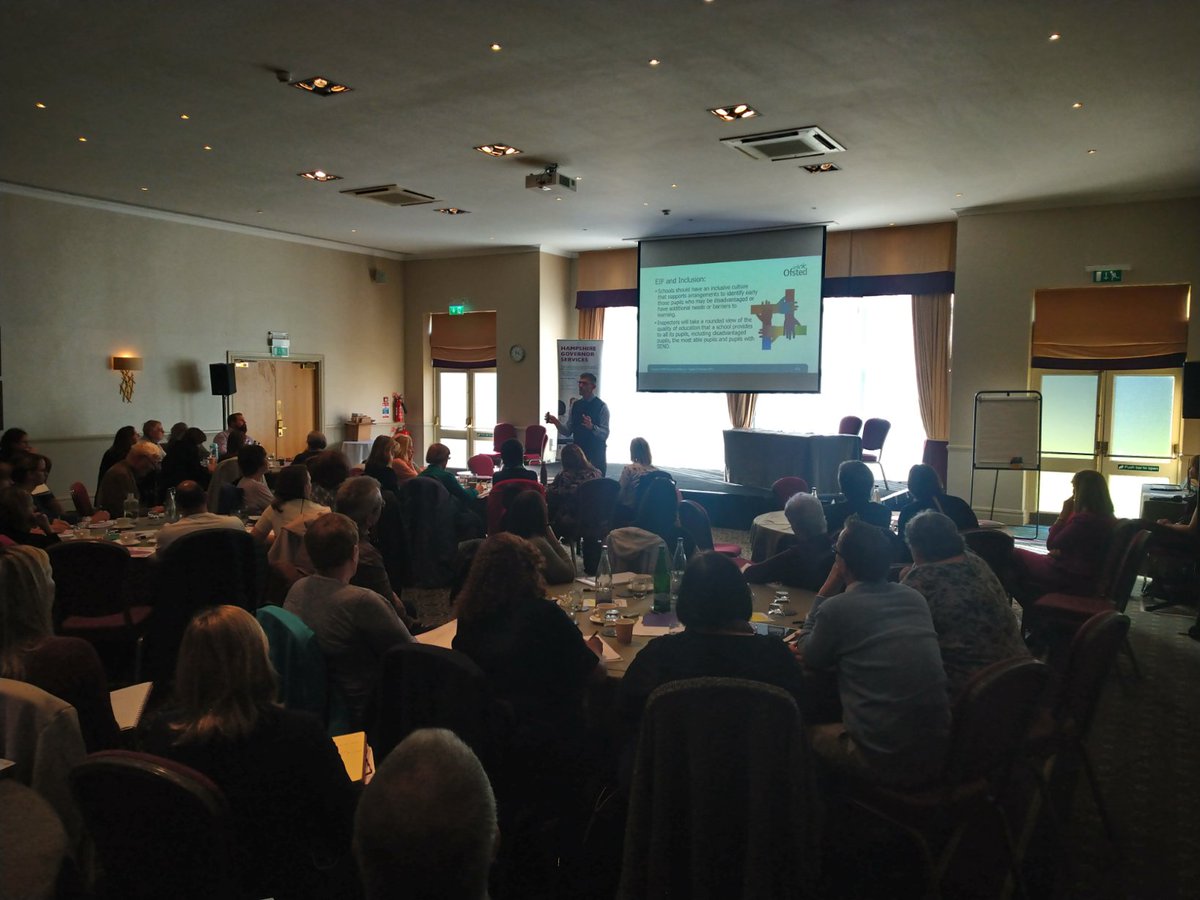 HantsGovServ's tweet image. Fantastic to hear from Nick Whittaker, Specialist SEND Adviser for @Ofstednews at our #SENDconference