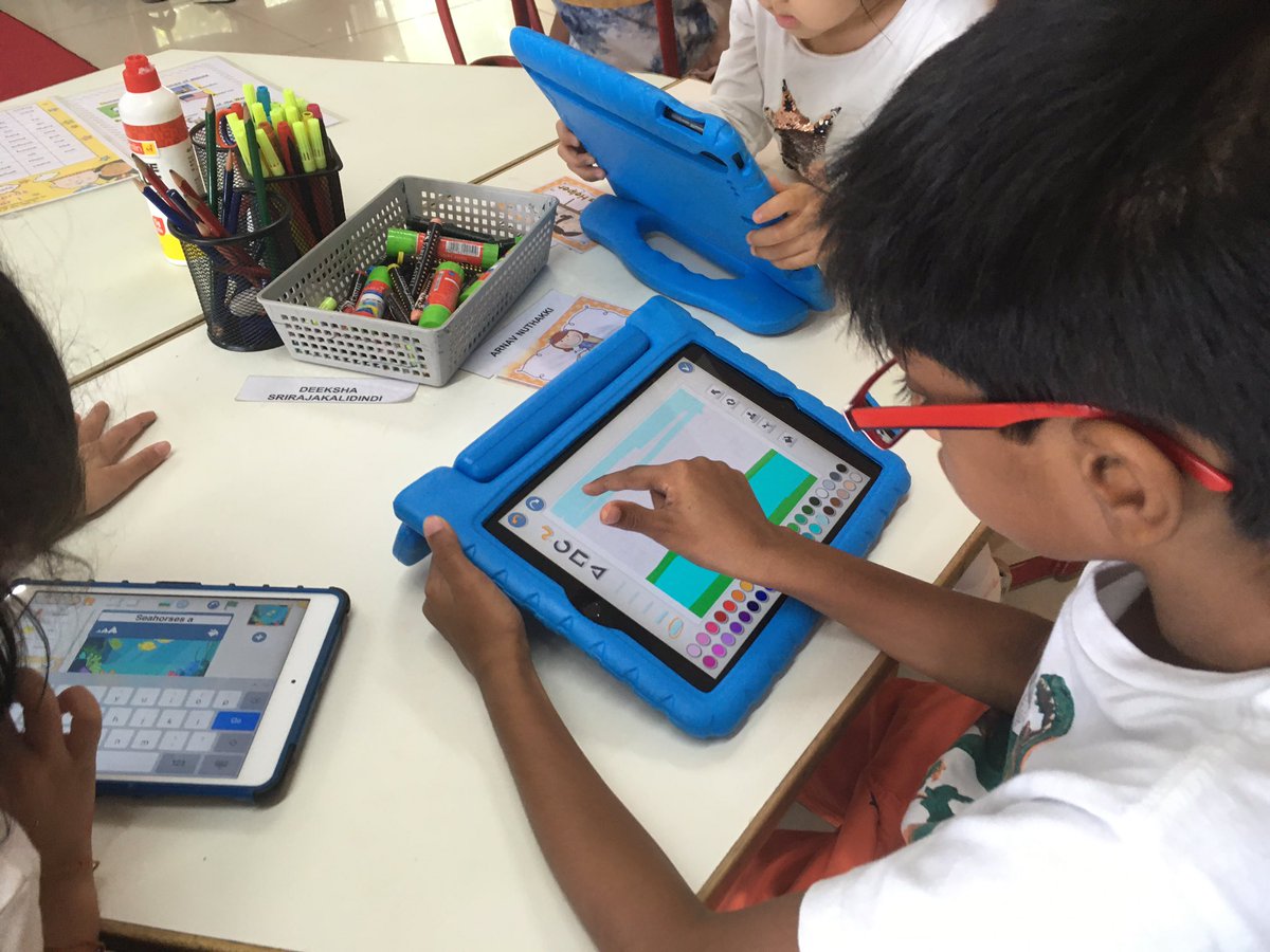 tinapeji_21's tweet photo. Using iPads to #design, #animate #create their own stories and #reflect on their learning
#EveryoneCanCreate #AppleEDUchat #AppleTeacher @AppleEDU #ISHVipers #leadingourownlearning #beingreflective #seekingfeedback https://t.co/z2KIFlPy8j