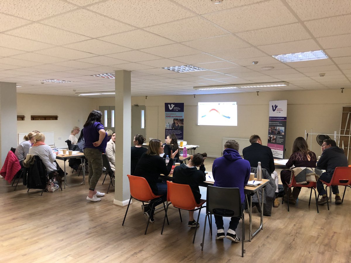 In Sheffield today on Team Teach duty with <a href="/louvisionSEN/">Louise Ransom</a>. A full cohort of <a href="/Vision4EdSheff/">VisionForEdSheffield</a> Teachers and TA’s as well as a few of our own guys who will soon add to our squad of Team Teach tutors. This will allow us to offer even more #freecpd to our candidates going forward.