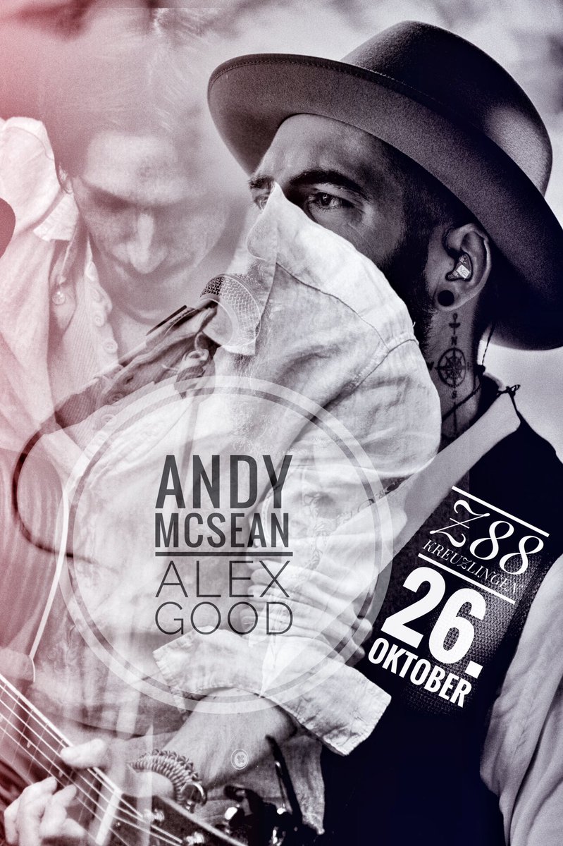 Doubletrouble - this Saturday at Z88 Kreuzlingen 🙌🏻 Sharing the stage with my buddy Alex Good. Gigs start at 9pm. Tickets at the box office 🎫

#tourdates #ontheroad #livemusic #singersongwriter #twoconcerts #z88 #kreuzlingen