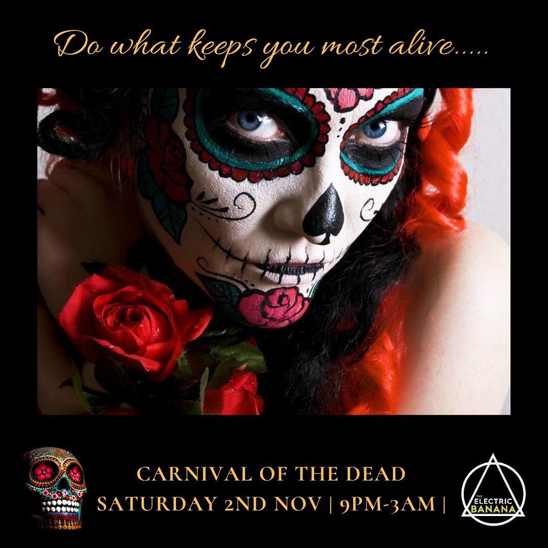 ShuffleDJs's tweet photo. "Do what keeps you most alive......"
They say dancing is good for your soul &amp; keeps you feeling young, so grab your tickets &amp; join us for a 'Celebration of Life' 💃🕺🏽
Tickets are limited, so be quick 
#ShuffleFamily ❤️ #housemusic #CelebrationOfLife #shuffle #diadelosmuertos https://t.co/61lutA2Ofo