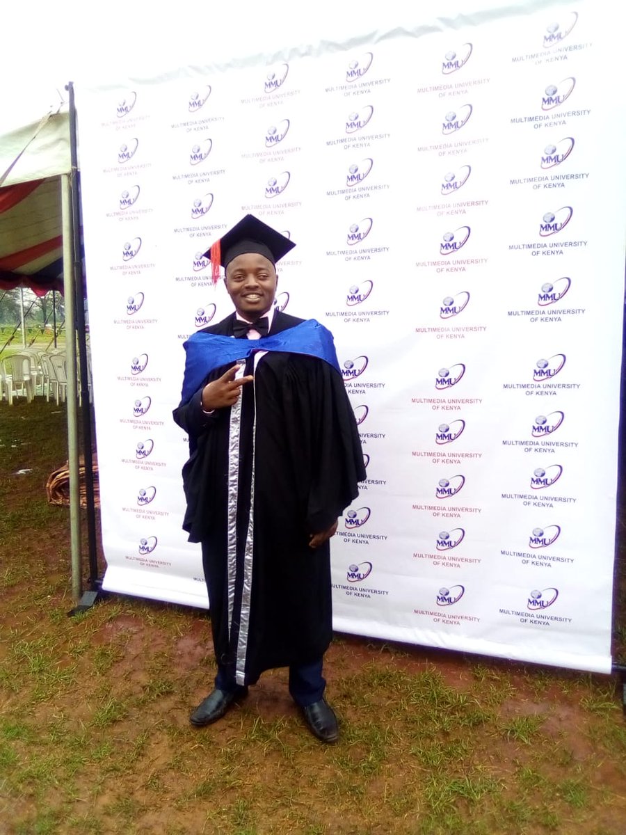 NeemaHeep's tweet photo. Sunday was a great landmark in Neema HEEP. We attended the graduation party of our first student, Job Mugendi, who graduated on 18th October from Multimedia University with a Bachelor's degree in Public Relations. 

We give God all the glory!

#NeemaHeep https://t.co/n4ybug0MZL