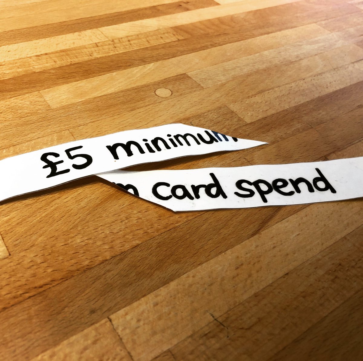 GDCafeox's tweet photo. The time has (finally) come. Following popular demand on both sides of the counter we are delighted to confirm the £5 card minimum at G&amp;D’s is no more. 
Yes, we’re a little late to the party. But we’re totally worth the wait. https://t.co/HYRQnhpBtm