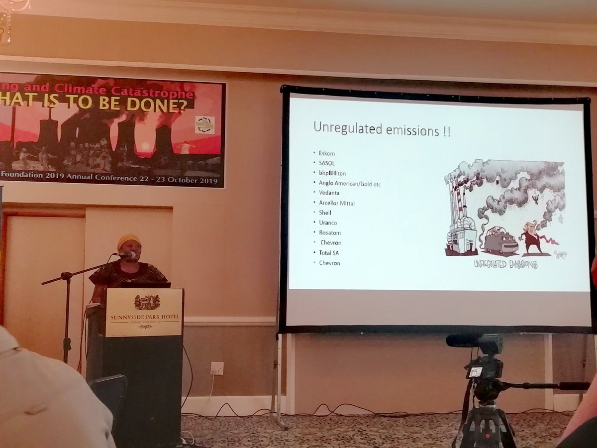 lydiamogano's tweet image. &quot;Nuclear power is not carbon neutral! It&apos;s life cycle, especially the mining phase is carbon intensive and is toxic!&quot; Makoma Lekalakala #JustTransition #climatejustice #bmfconference2019