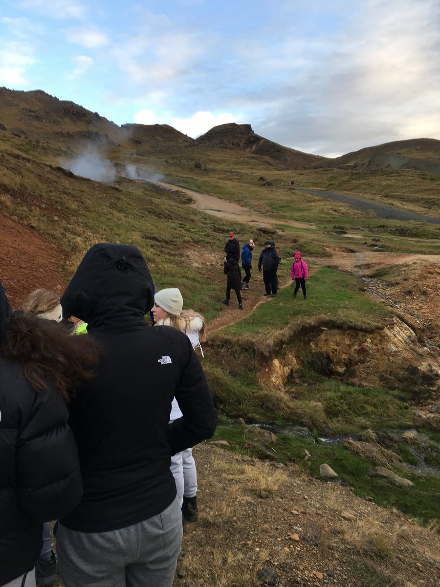 stauggeography's tweet photo. We visited the hot springs at Hveragerol &amp; saw the geothermal swimming pool &amp; hot tubs in the town. https://t.co/nqpRyb8Key