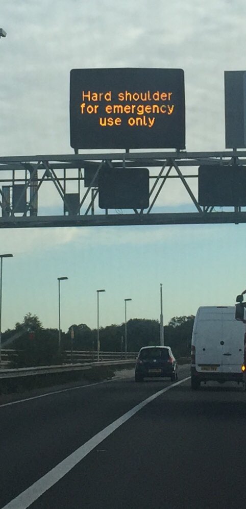 ArnieCuntingham's tweet image. See this all too often. Nobody seems to want to use it when it’s open.

#HardShoulder #HardShoulderRunning #HardShoulderWanker #HighwaysAgency

P.S. I was a passenger.