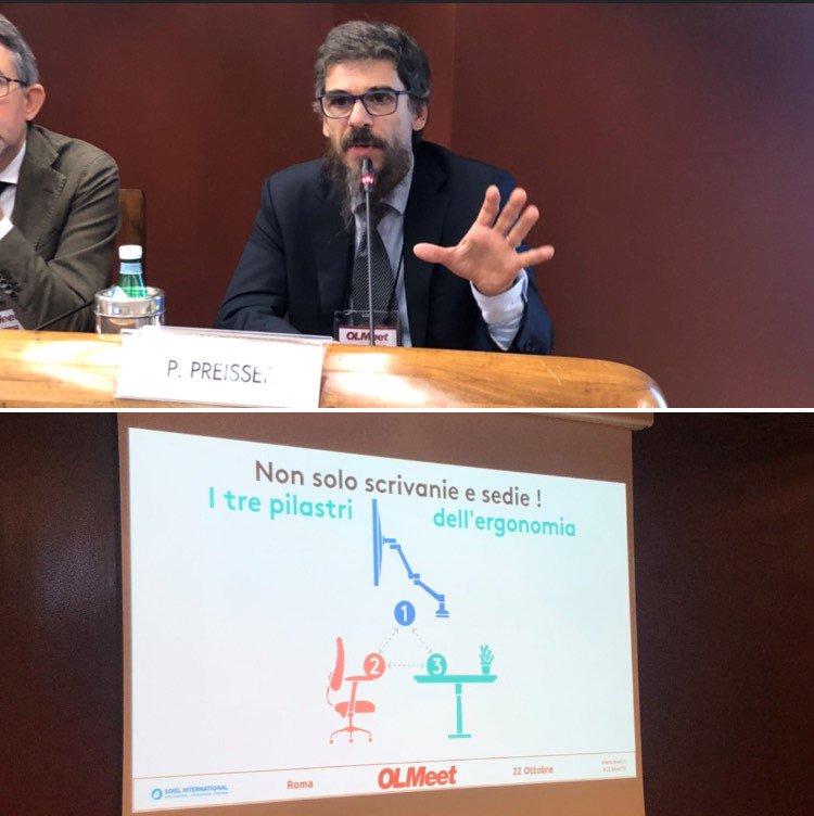 soiel_it's tweet photo. #OLMeet19 - #Efficienza ed #Ergonomia, due "E" fondamentali per garantire il benessere del singolo nella personalizzazione dello spazio di lavoro senza dimenticare il rispetto per l'ambiente.
Approfondisce il tema: Patrick Preisser, Country Manager @feelingatwork #Dataflex https://t.co/xy4W8wGOOi