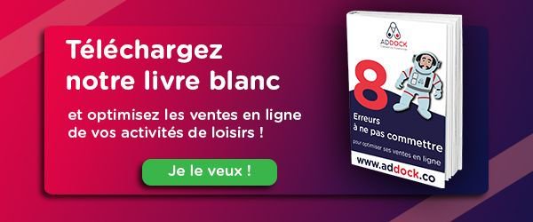 Découvrez notre Livre Blanc 📖 sur les 8 erreurs à ne pas commettre pour optimiser ses ventes en ligne d'activité de loisirs. 🚀

A partager sans modération 📣

buff.ly/2pDpZUD

#addock #connectingexperiences #livreblanc #optimisationdesventesenligne