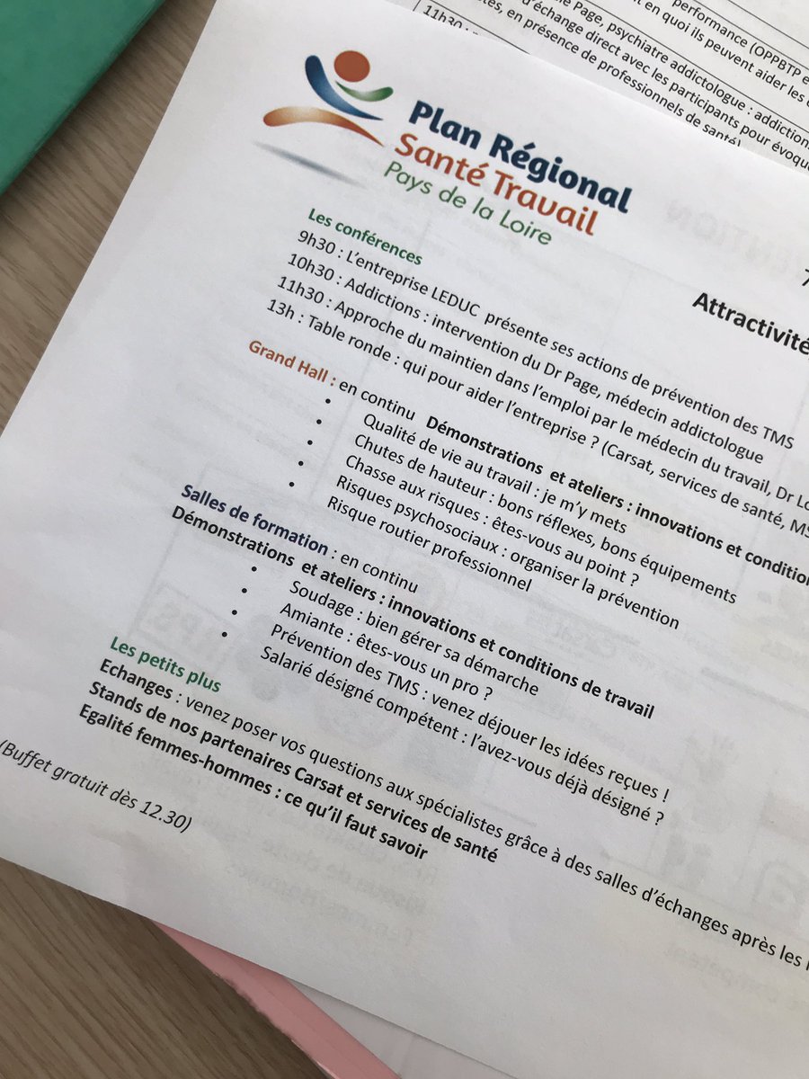MedefPDL's tweet photo. Parce la prévention des risques professionnels est un sujet sérieux qui impacte la performance économique et sociale de l’entreprise rdv le 7 novembre chez @GroupManitou inscription https://t.co/ZC0GAMyKvT #prst3pdl #prst3 #santeautravail cc @sstrn_44 https://t.co/dgWxhuzxxZ