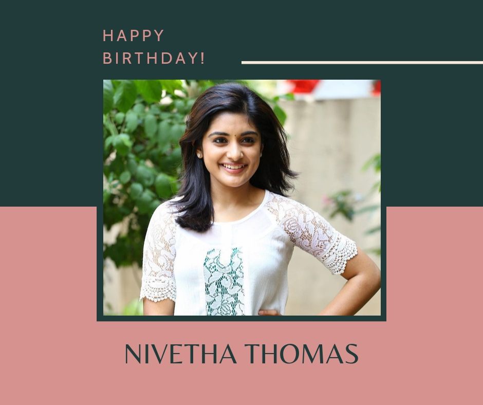 TeluguUltra's tweet photo. Wishing a very Happy Birthday to actress #NivethaThomas https://t.co/LeosRgBBhU