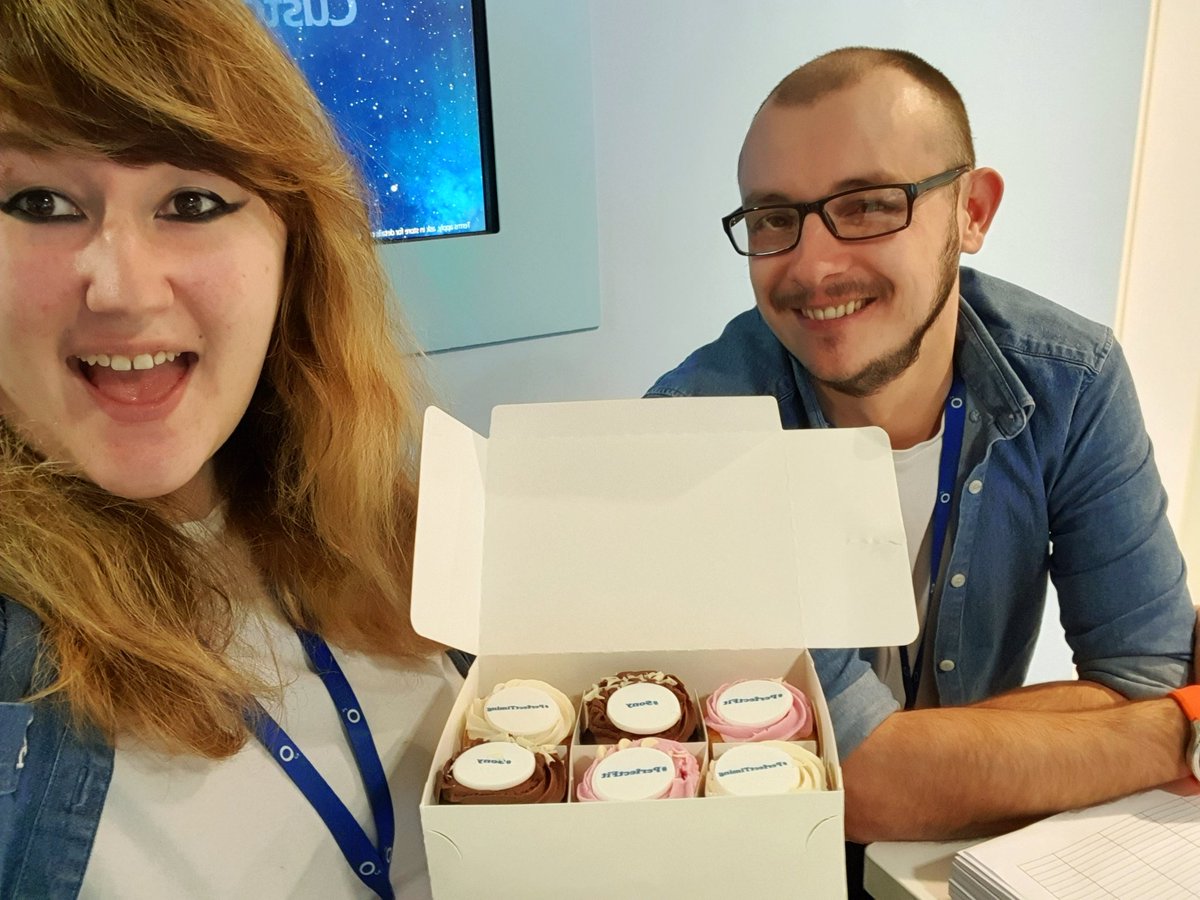 Thank you <a href="/Sony/">Sony</a> for our cupcakes. #sonyperfectfit