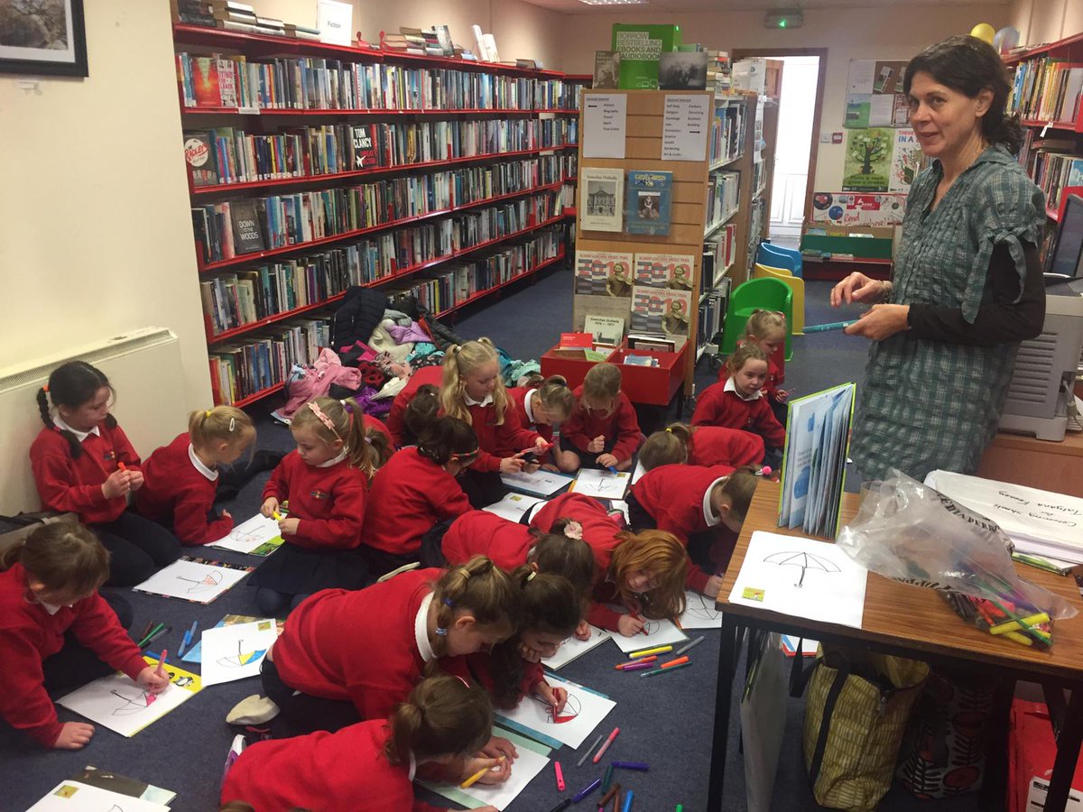corkcolibrary's tweet photo. Tatyanna Feeney kept Junior &amp; Senior Infants from Newmarket Girls' N.S. entertained on a recent visit to #NewmarketLibrary as part of Children's Book Festival this year. We were thrilled she took the time to sign one of her books for us too.
#GrowAReader #CBF19 https://t.co/859wzxUVpU