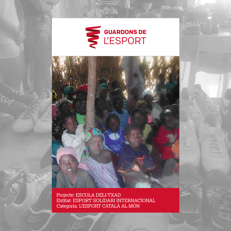 FCEsport's tweet photo. .@EsportSolidari ha construït una escola amb espai esportiu a Deli-Txad per socórrer l'SOS que el país els va enviar.

🏆 Ha guanyat un guardó en la categoria "L'esport català al món" 

#guardons #esportcat https://t.co/vPEiqrtbB7