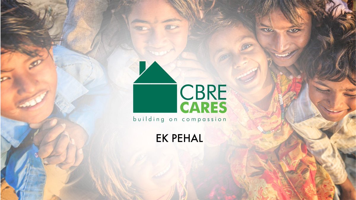 CBRE_India's tweet photo. Presenting, the first edition of CBRE Cares – “Ek Pehal”. A small beginning towards transforming the lives of those with the greatest needs.
Read More here: https://t.co/0AHRImJS6V
#CBRECares #BuildingOnCompassion #EkPehal https://t.co/3ZbPub8KPa