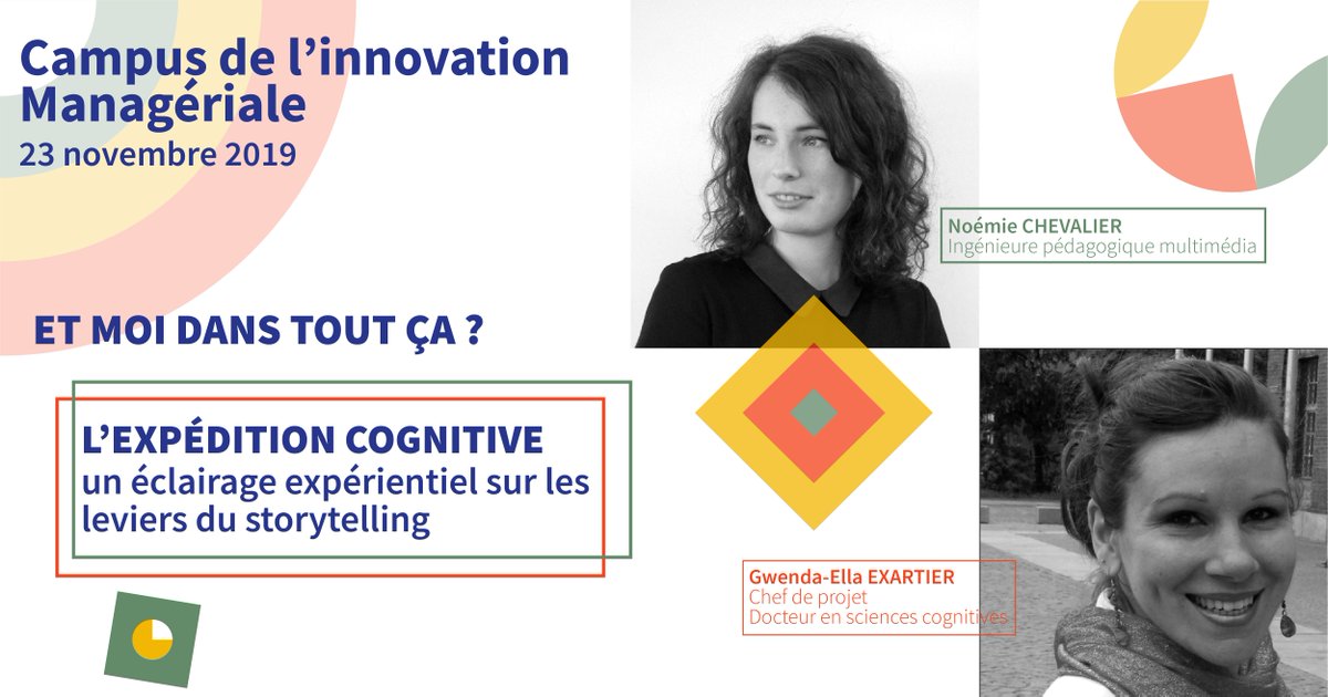 "L'expédition cognitive", un atelier sur la rencontre du storytelling et des neurosciences avec nos experts en design cognitif ! 🧠

Rendez-vous le 23 Novembre 🗓️ au #campusIM 
ow.ly/sQlf50wQhMG

#learn #designcognitif #neuroscience #brain #management #communication