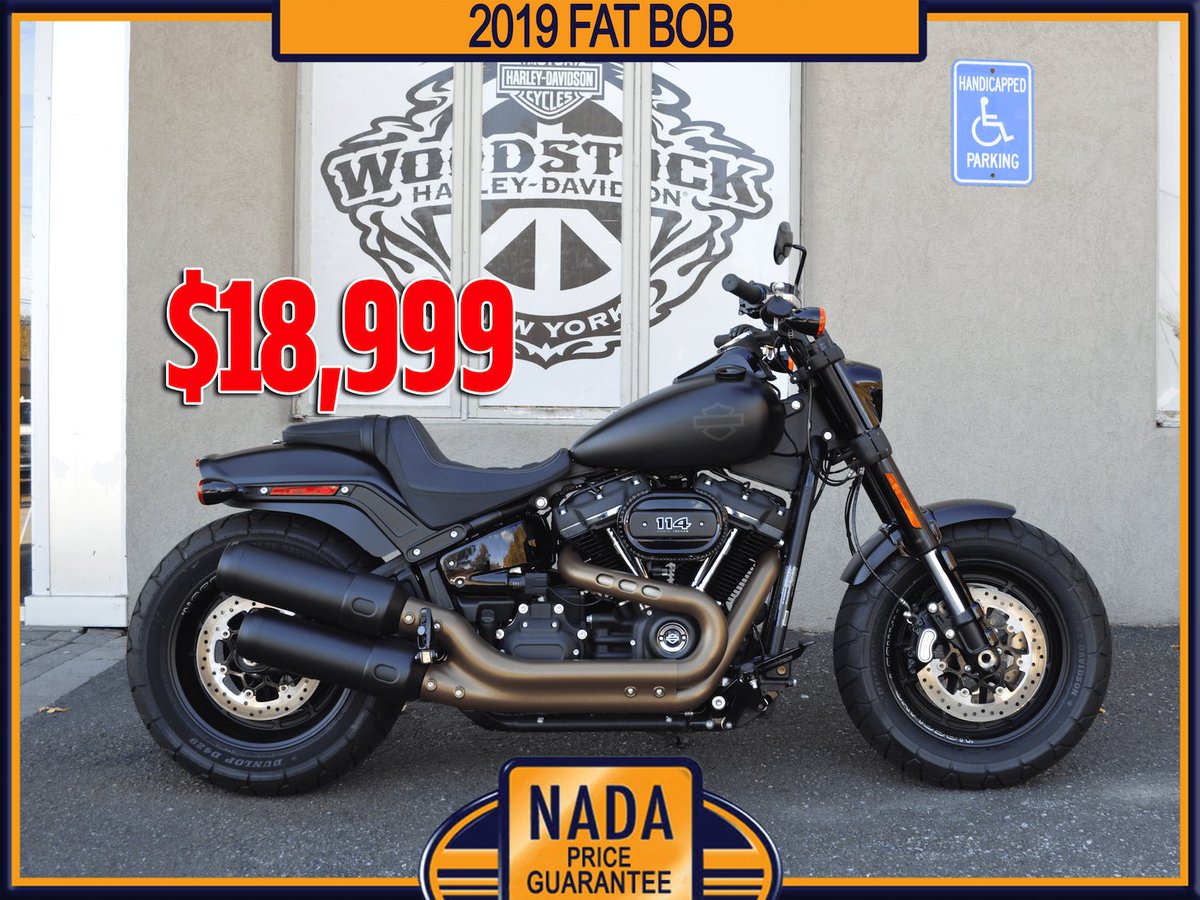 WoodstockHarley's tweet photo. ๐จ๐๏ธ๐จ
Hot off a trade we have the Steel of the Week: 2019 Fat Bob with a Stage 1 kit and Black Street Cannons!
Come check it out in person or call us for more details!
#2019harleys #fatbob #2019fatbob #scremaineagle #woodstockharley #steeloftheweek #usedinventory #nadapricing https://t.co/sZjxmrnaHn