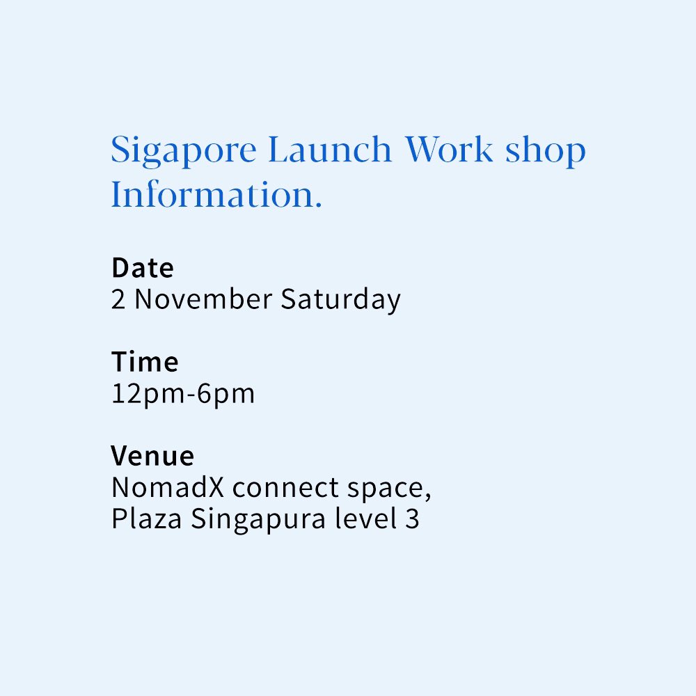 MARYMOND_EN's tweet photo. [MARYMOND Singapore Launch Workshop] .
✅10% off of the Marymond products .
✅Surprised gift for the first 10 visitors .
✅Thanks gift to the first 100 customers who purchase Marymond products .
🌸🇰🇷🇸🇬 We want to invite you to come and join us in our open house🙆‍♀️ .
#Singapore https://t.co/Ap2iPVsAIh