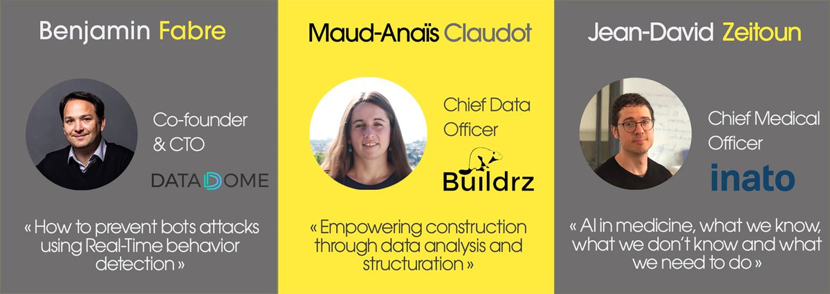 serenavc's tweet image. #DataDrivenParis is coming on November 19th 
Get your free ticket 👉 bit.ly/2p1Vdob    
It is a great opportunity to learn about #bots #dataanalysis #AImedice
Join us!