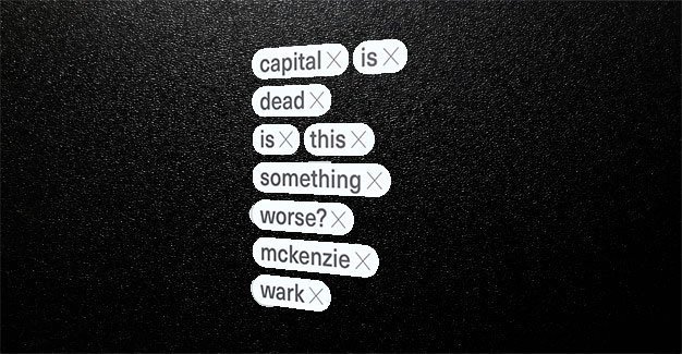 VersoBooks's tweet photo. 2 days left to get tickets for @mckenziewark speaking to artist @diannbauer of #LaboriaCuboniks on hackers, vulgar Marxism and the rise of a new kind of ruling class. #CapitalisDead

This Thursday @Foyles from 7pm!

Tickets here 👇👇👇
https://t.co/b99MQAhniW https://t.co/9ZgkalVc8a