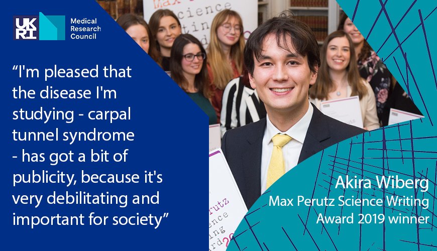 The_MRC's tweet photo. If you haven't already, check out Akira Wiberg’s #MaxP19 award-winning article, ‘Getting on your nerves’, available on our blog: https://t.co/Z4tQtO6KgE @UniofOxford #scicomm https://t.co/QXrrwejcYa