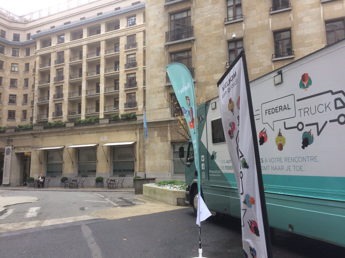Le <a href="/FederalTruck/">Federal Truck.be</a> est aussi présent ! Le Centre pour la cybersécurité y présentera tout à l’heure une session sur le phishing. #mywga