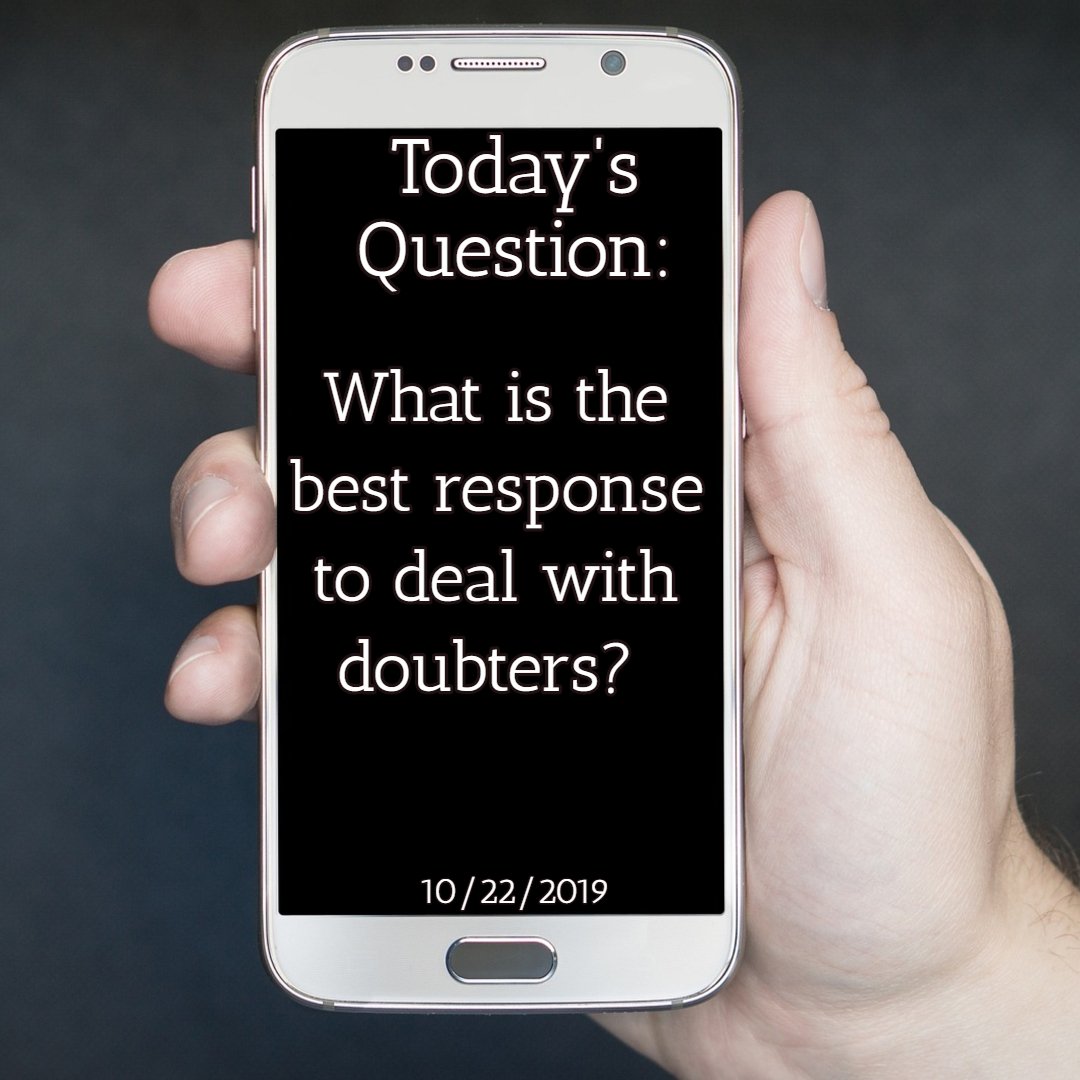 AskYourselfThi_'s tweet photo. Today’s Quote: Don’t be content by just beating others’ expectations, beat your own expectations as well. And you should expect nothing less but to win. – Beau M. Jackson

Today’s Question: What is the best response to deal with doubters?

Find More @ https://t.co/QrpBCKBD1C https://t.co/3LyLDpqyX1