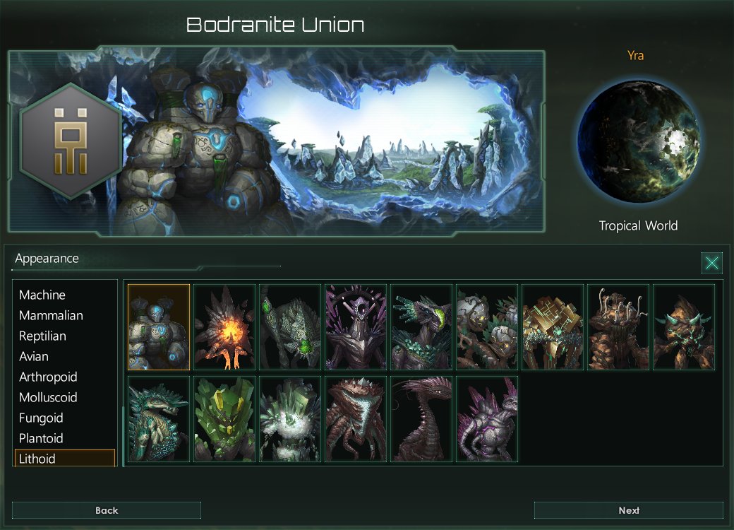 Stellaris в Twitter: Let s take a look at all the new species in. 
