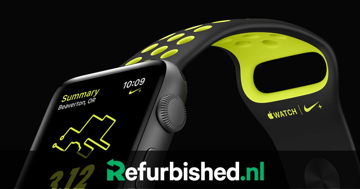 Refurbished Apple Watch, gewoon verkrijgbaar op Refurbished.nl. Blijf bij de tijd 😉 Bekijk ze allemaal op: refurbished.nl/apple-watch