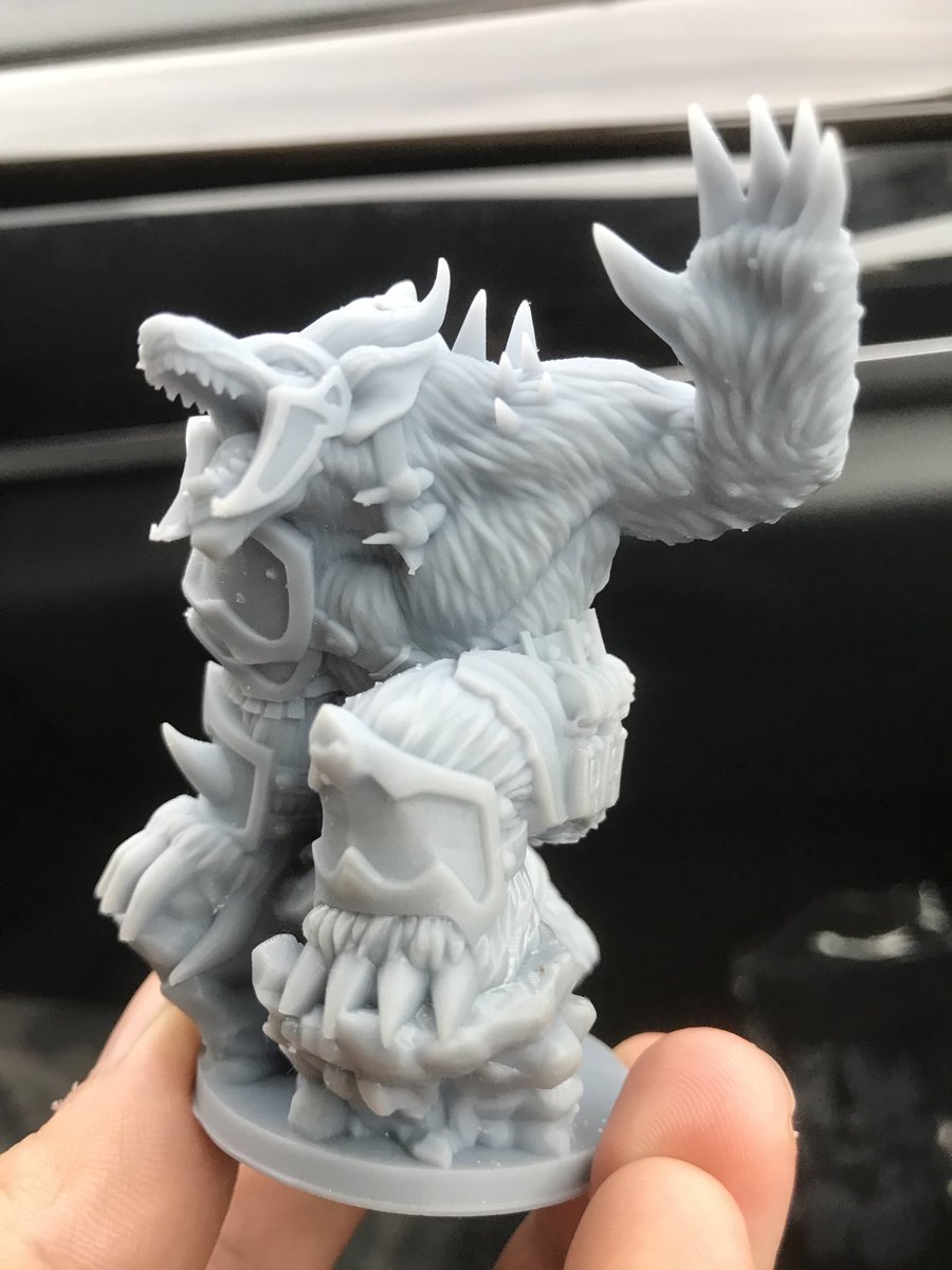 ElKobold's tweet image. Ursafar the Savage. Display model for #GuardsofAtlantis II. Check it out yourself in Hall 5 5H120 at #SPIEL19 ;)