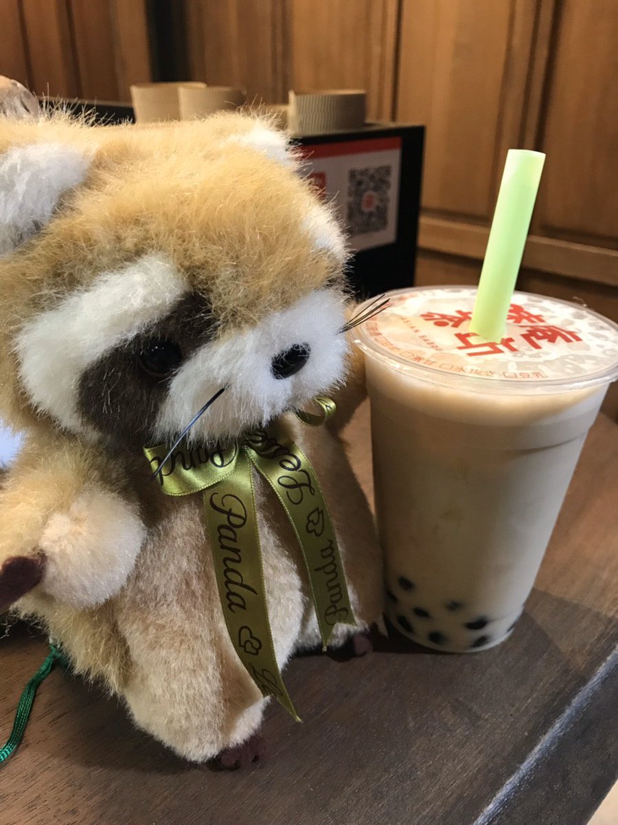 キター！！　
#レッサーパンダ　#タピオカ　#アメ村