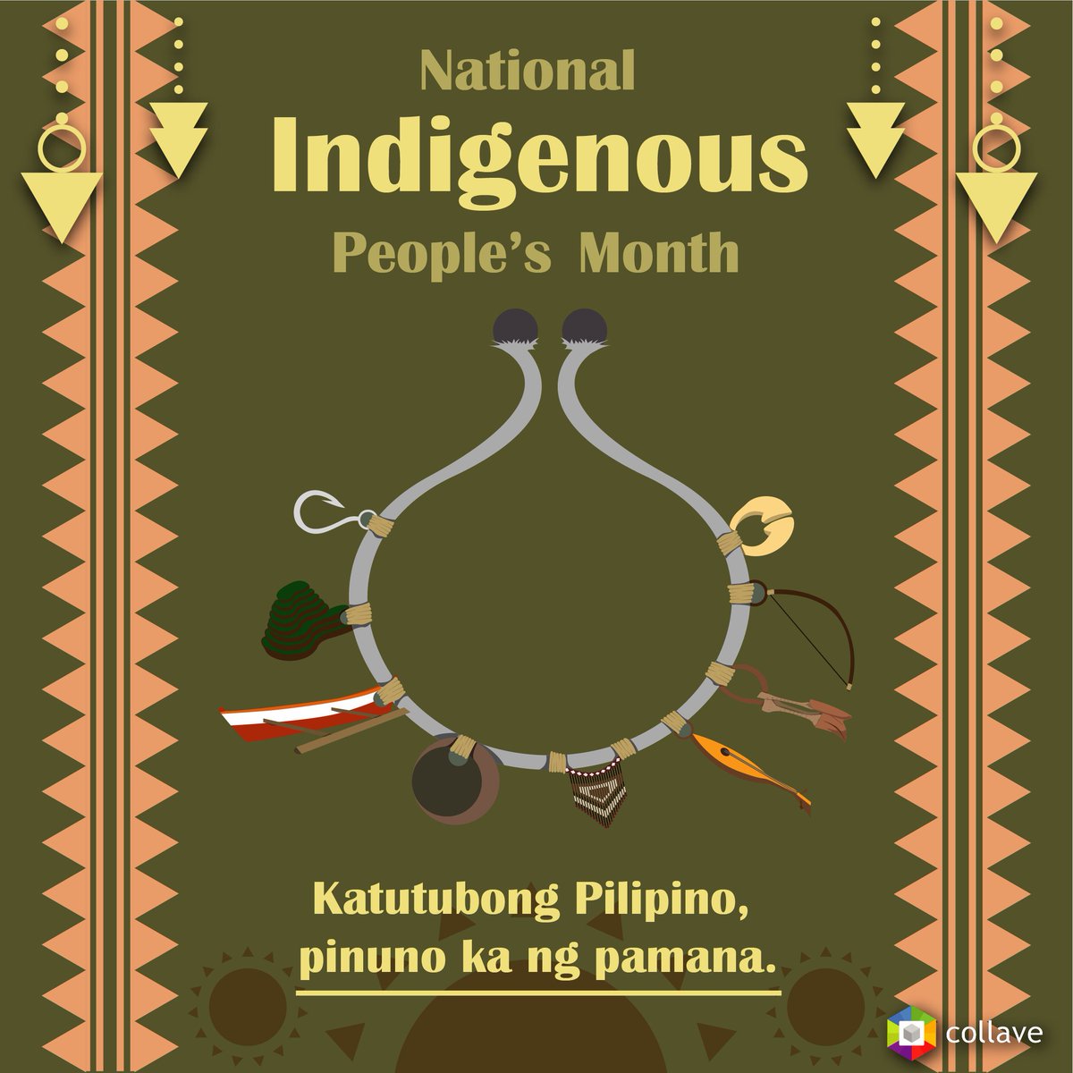 collave_com's tweet image. Katutubo, isa kang tunay na Pilipino.

#PamanangPilipino #NationalIndigenousPeoplesMonth

Art by Boyd Lim